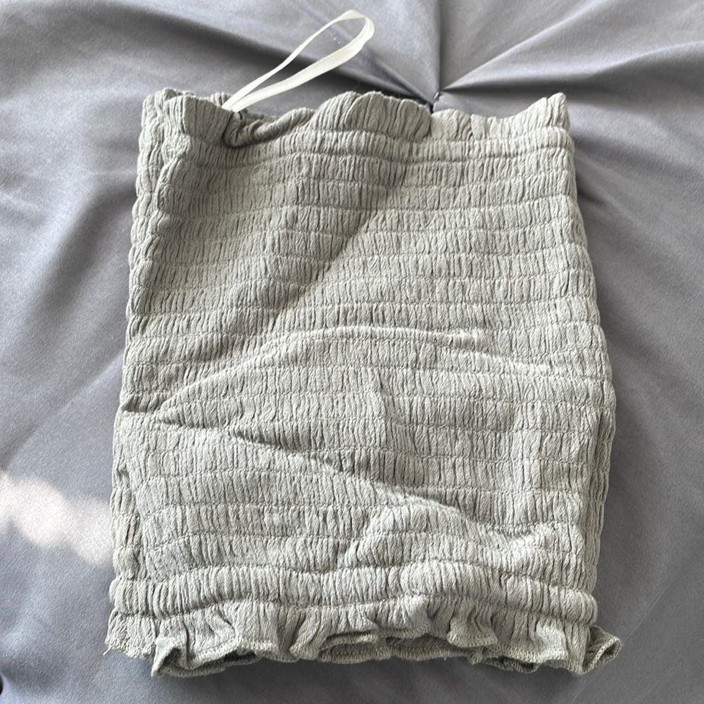 Tube top from forever 21 color gray
